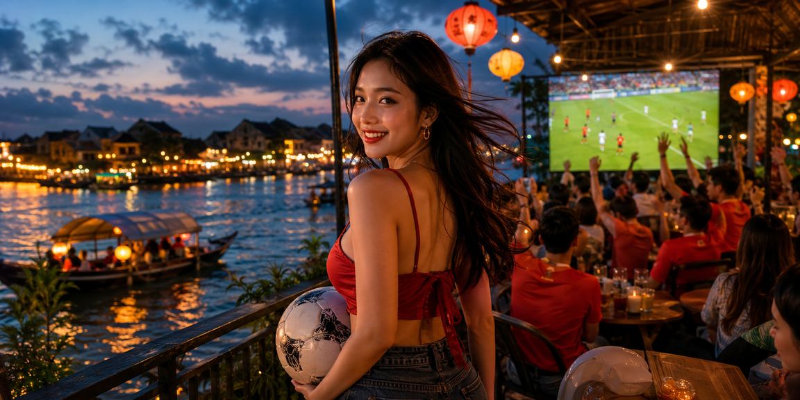 Người dùng tại Sài Gòn xem kèo bóng đá trực tuyến bên ly cà phê buổi sáng